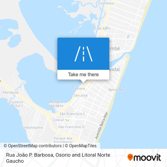 Rua João P. Barbosa map