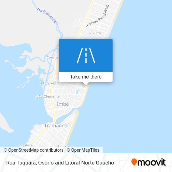 Rua Taquara map
