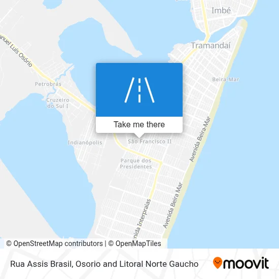 Rua Assis Brasil map