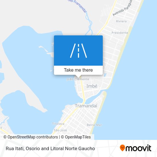 Rua Itati map