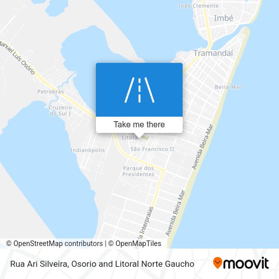 Rua Ari Silveira map