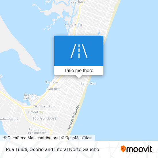 Rua Tuiutí map