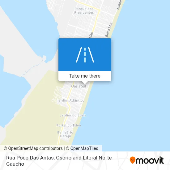 Rua Poco Das Antas map