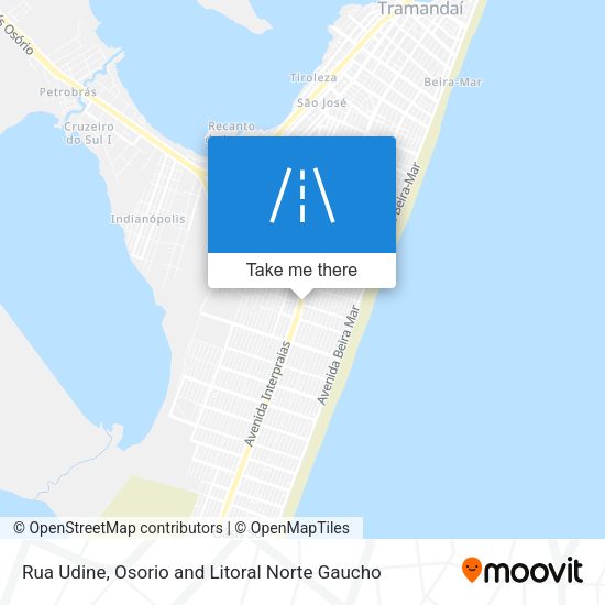 Rua Udine map