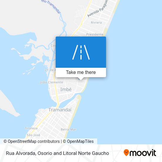 Rua Alvorada map