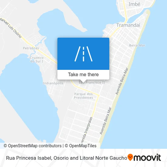 Rua Princesa Isabel map