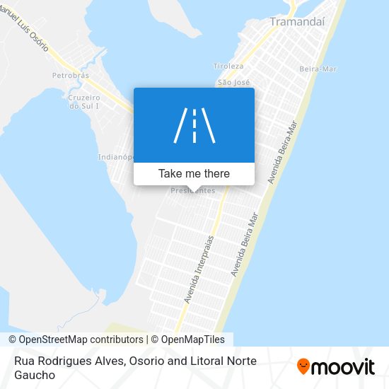 Rua Rodrigues Alves map