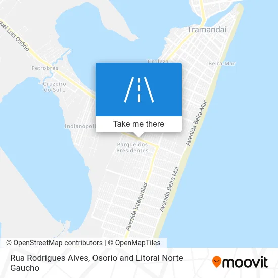 Rua Rodrigues Alves map