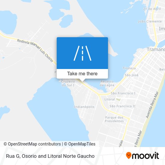 Rua G map