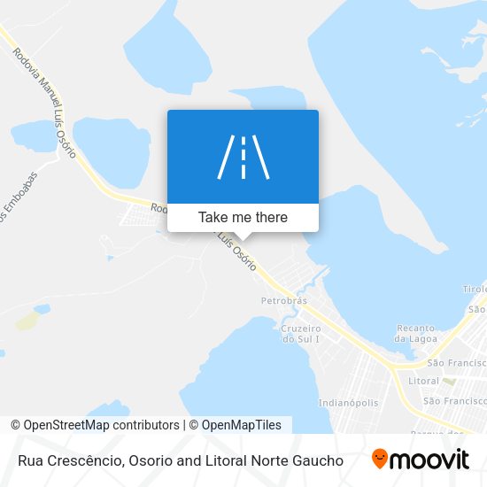 Rua Crescêncio map