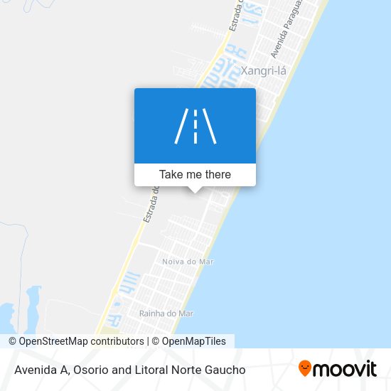 Avenida A map