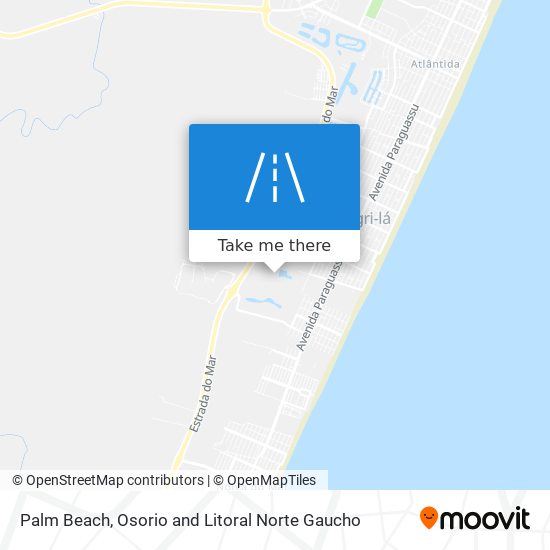 Palm Beach map