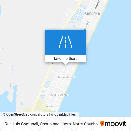 Rua Luis Comuneli map