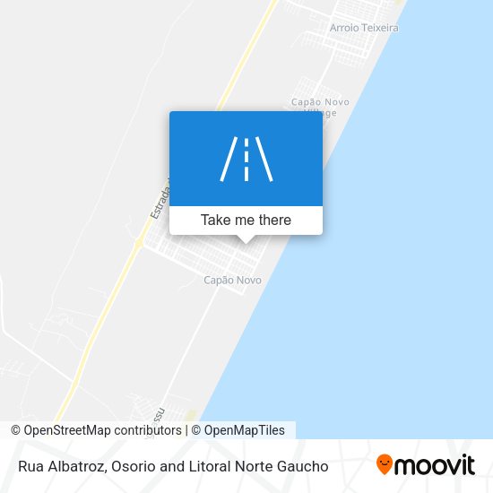 Rua Albatroz map