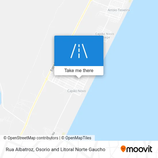 Rua Albatroz map
