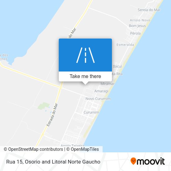 Rua 15 map