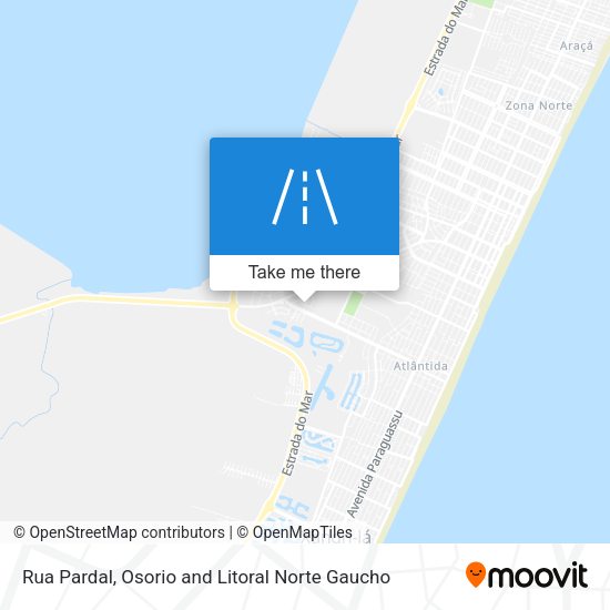 Rua Pardal map