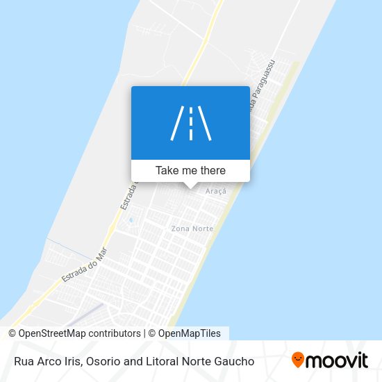 Rua Arco Iris map