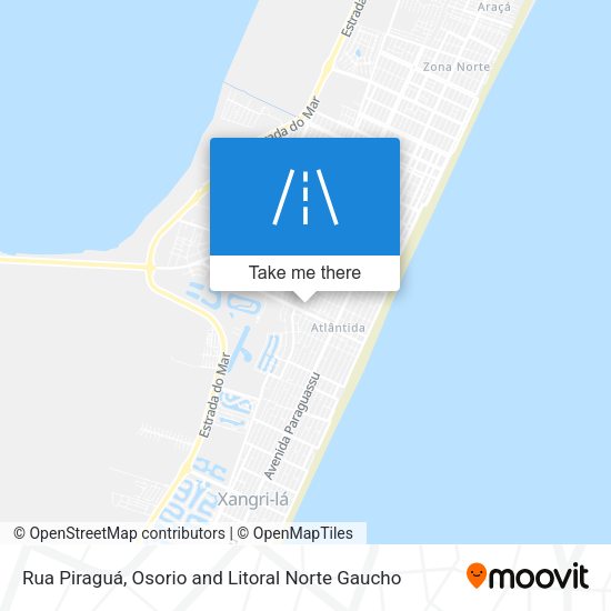 Rua Piraguá map