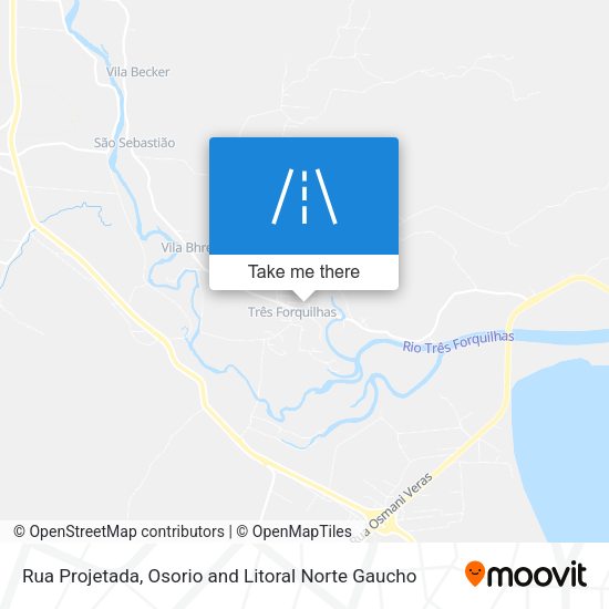 Rua Projetada map