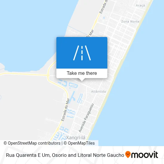 Rua Quarenta E Um map