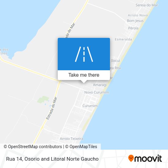 Rua 14 map