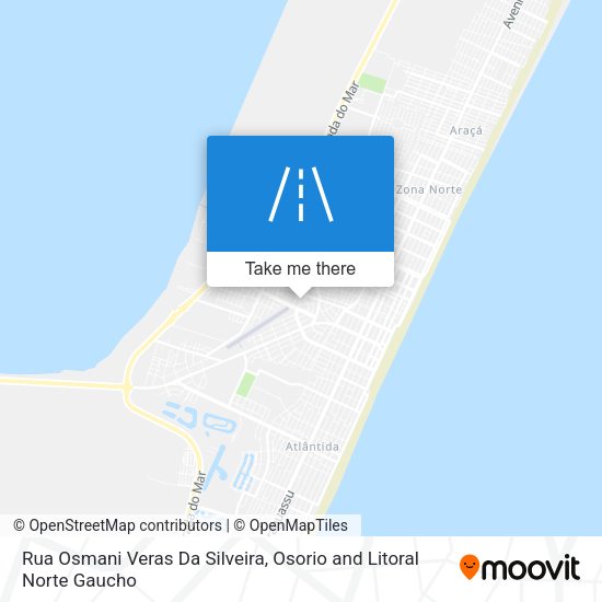 Rua Osmani Veras Da Silveira map
