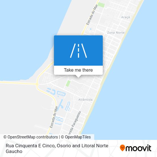 Rua Cinquenta E Cinco map