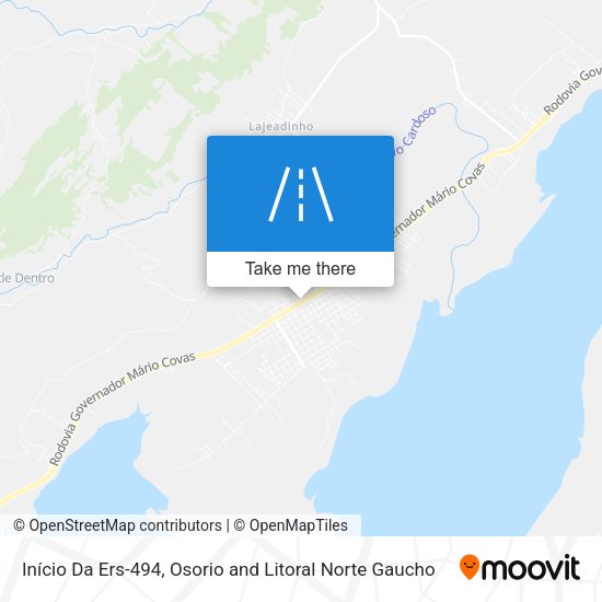 Início Da Ers-494 map