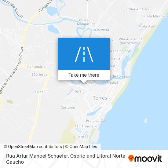 Rua Artur Manoel Schaefer map