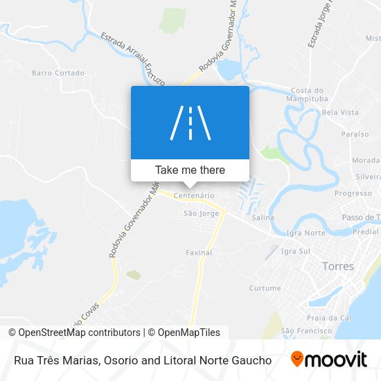 Rua Três Marias map