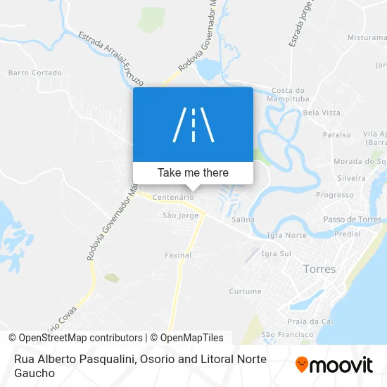 Rua Alberto Pasqualini map