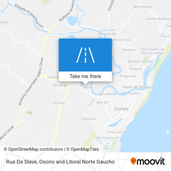 Rua Da Slave map
