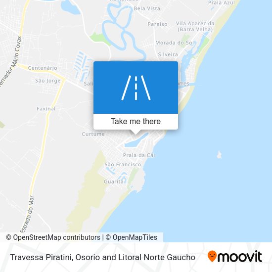 Travessa Piratini map