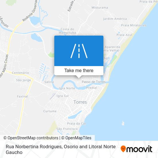 Rua Norbertina Rodrigues map