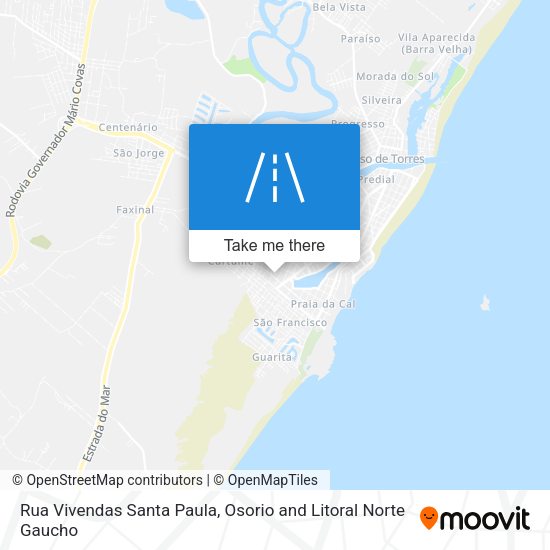 Rua Vivendas Santa Paula map