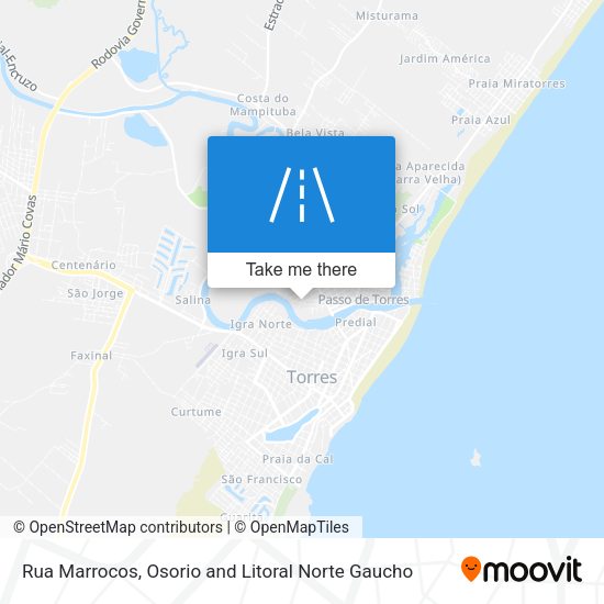 Rua Marrocos map