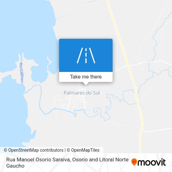 Rua Manoel Osorio Saraiva map