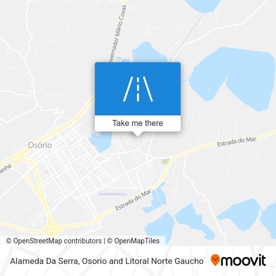 Alameda Da Serra map