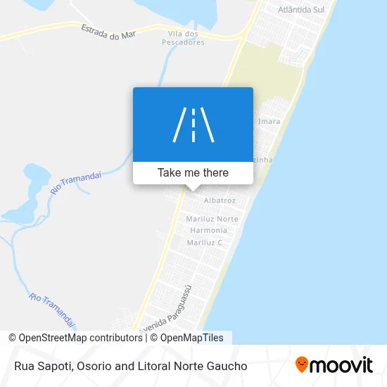 Rua Sapoti map