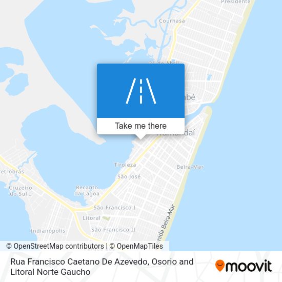 Rua Francisco Caetano De Azevedo map