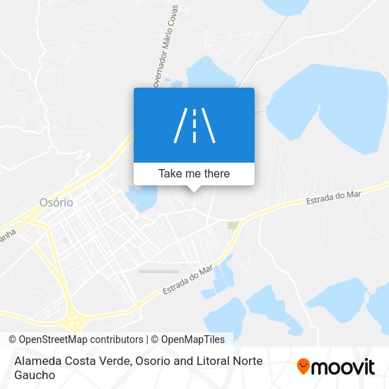 Alameda Costa Verde map