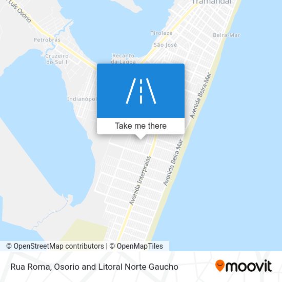 Rua Roma map