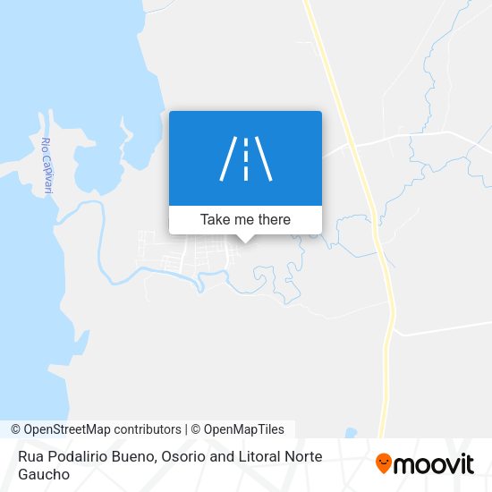 Rua Podalirio Bueno map