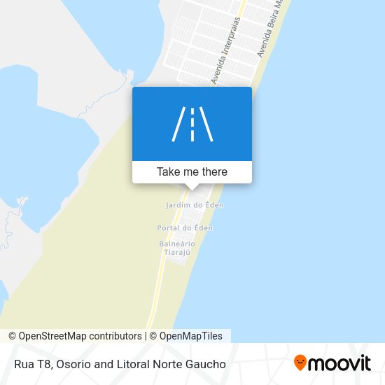 Rua T8 map