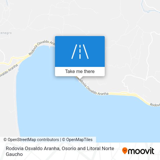 Rodovia Osvaldo Aranha map