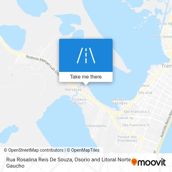 Rua Rosalina Reis De Souza map