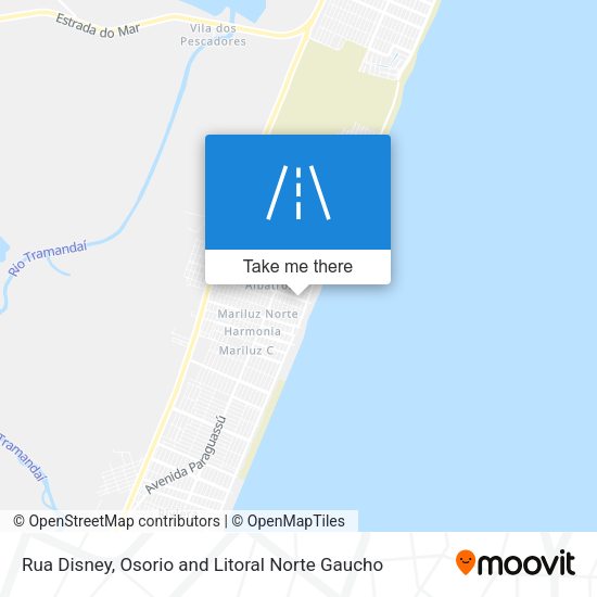 Rua Disney map