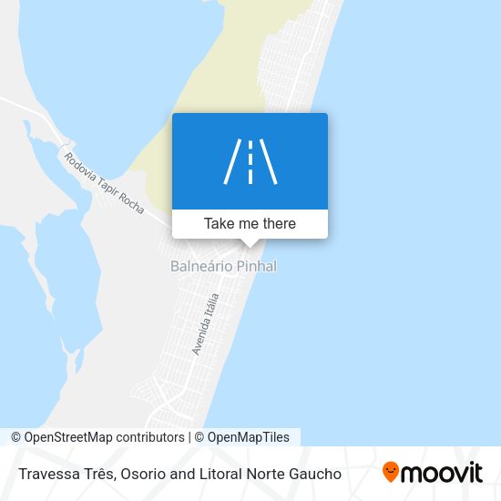 Travessa Três map
