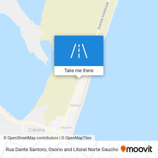 Rua Dante Santoro map